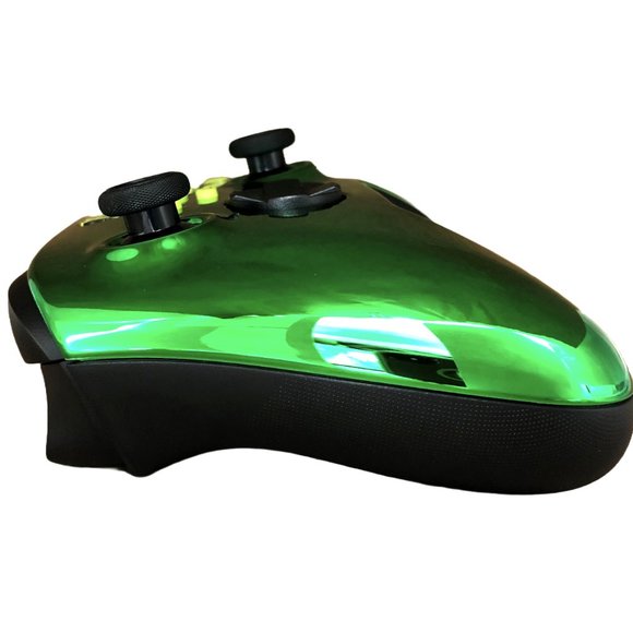 Custom Microsoft Xbox Series X / S Wireless Controller - Glossy Chrome Green - Picture 5 of 8
